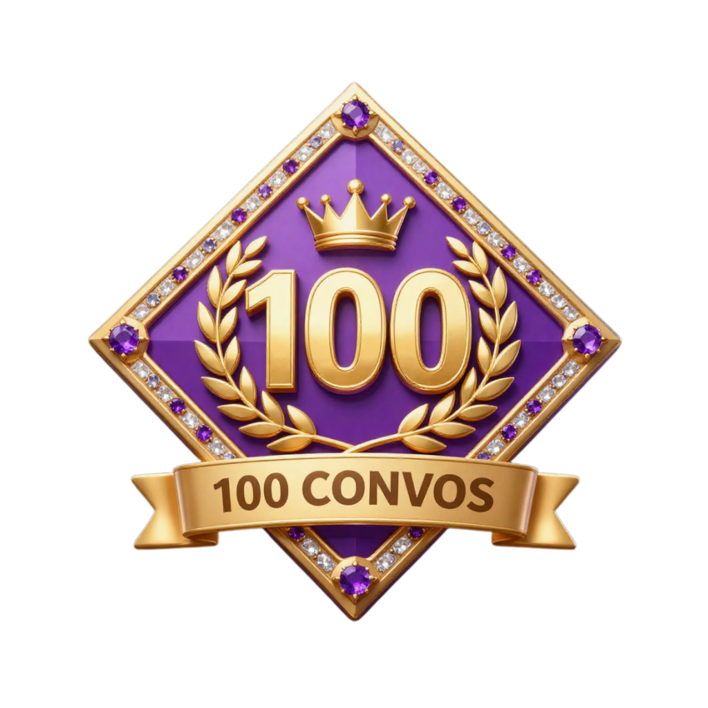 100 Convos badge