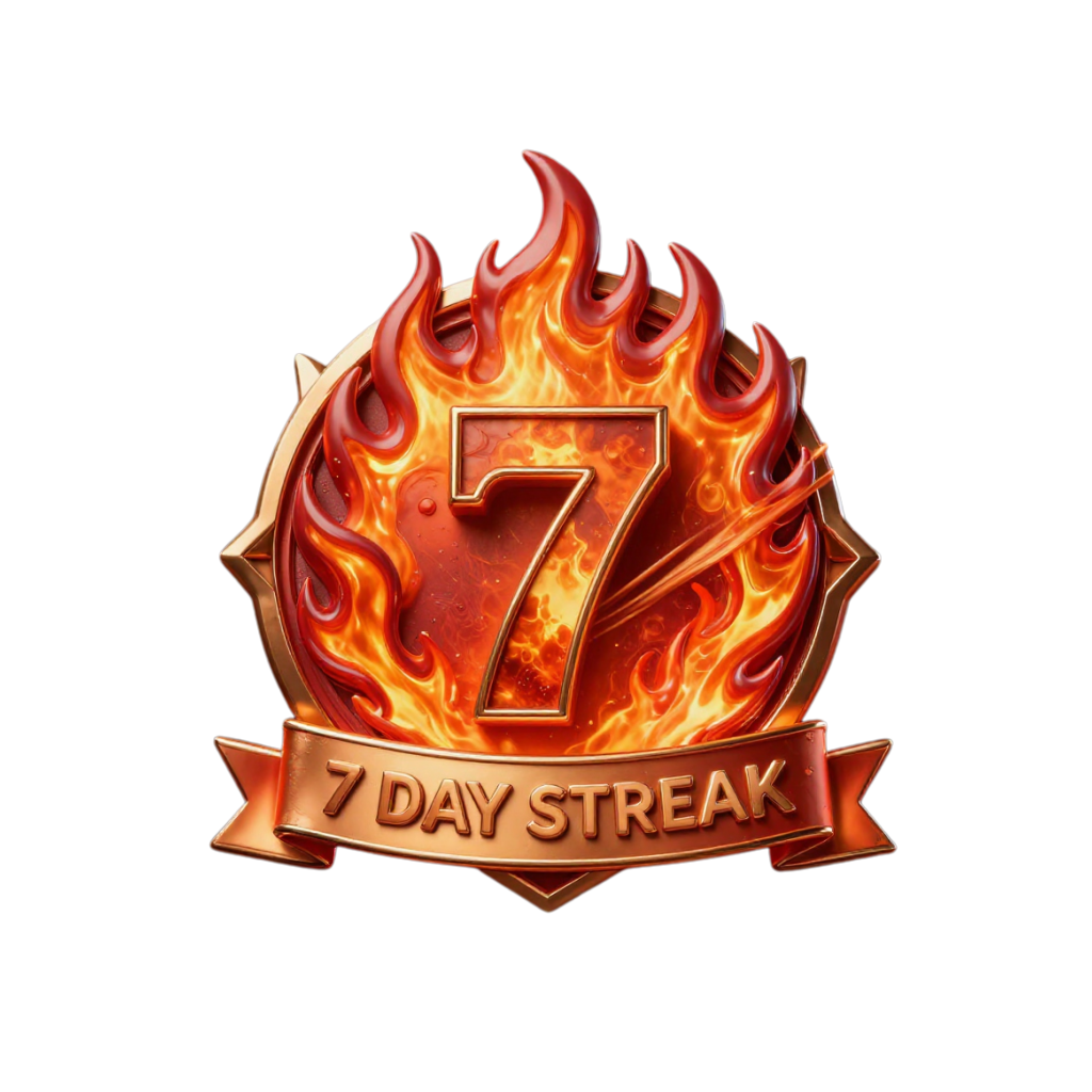 7 Day Streak badge