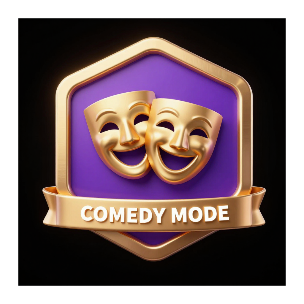 Comedy Mode badge