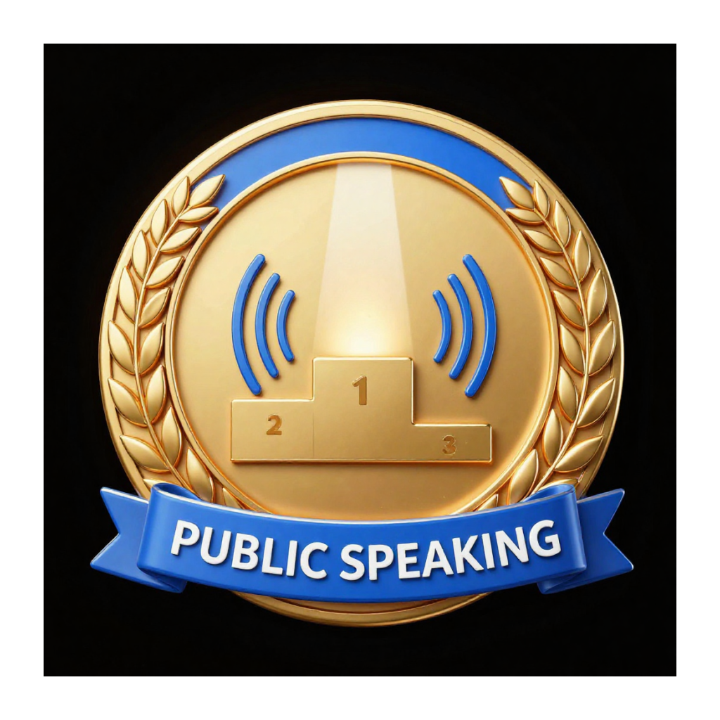 Public Speaking badge