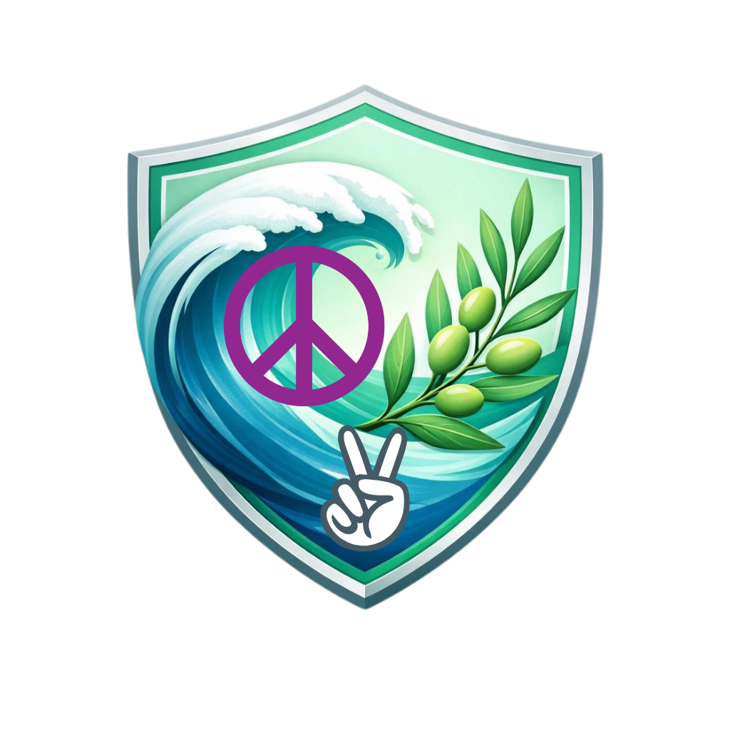 De-escalation shield badge