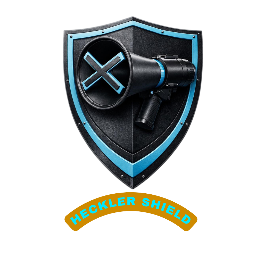 Heckler shield badge